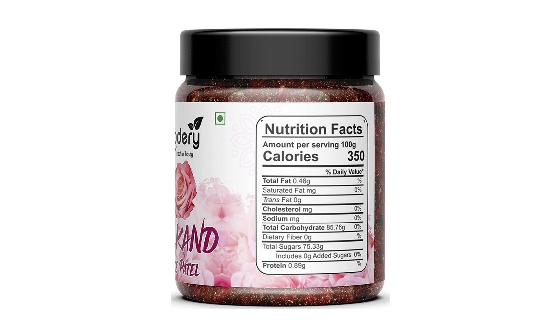 Foodery Gulkand Rose Patel    Plastic Jar  250 grams